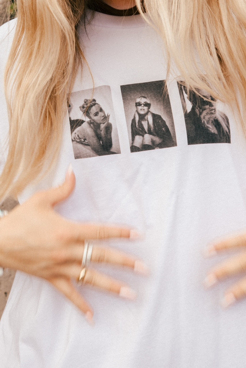 Julie Bergan Hvit T-skjorte