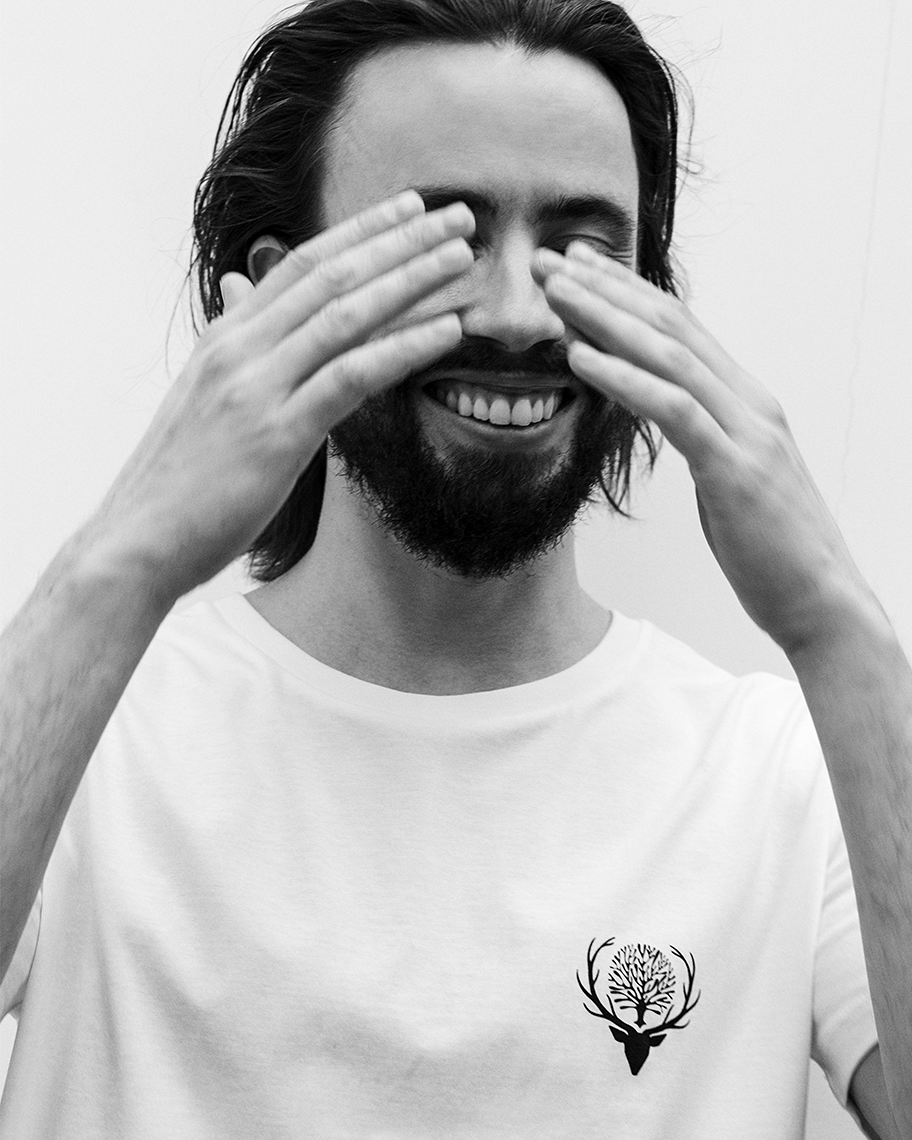 FAY WILDHAGEN HVIT T-SKJORTE