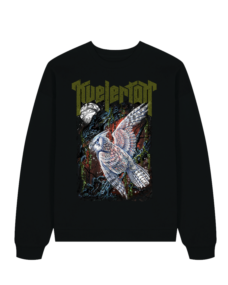 JULIAN BAST OLIVE CREWNECK